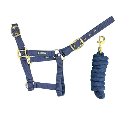 Supreme headcollar with matching rope Navy